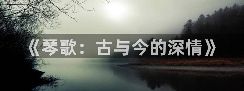 凯发国际网站：《琴歌：古与今的深情》